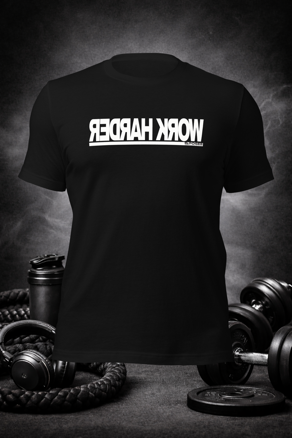 WORK HARDER MIRROR TEE