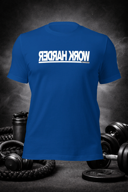 WORK HARDER MIRROR TEE