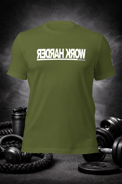 WORK HARDER MIRROR TEE