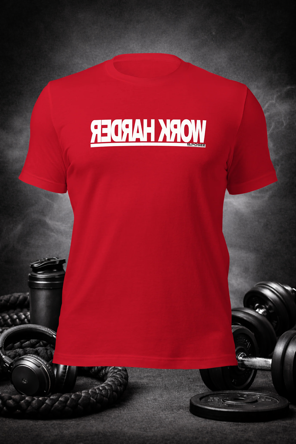 WORK HARDER MIRROR TEE
