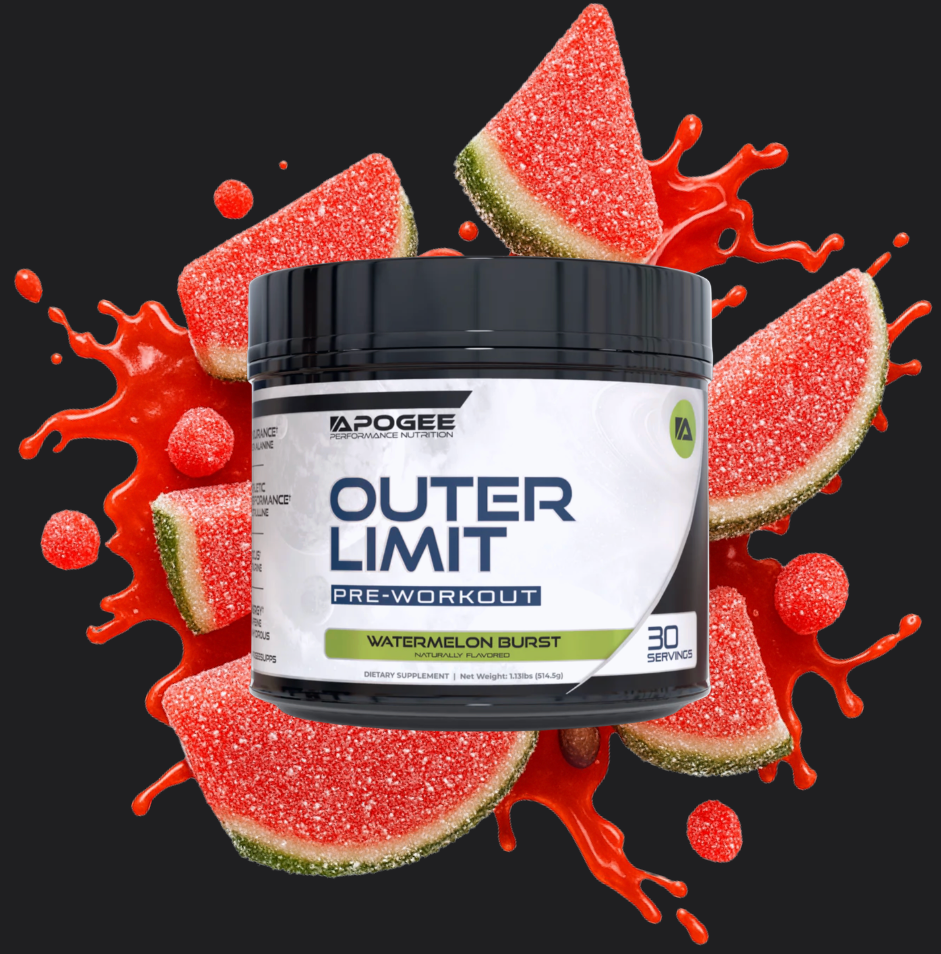 Outer Limit Delicious Watermelon Burst Clean Ingredient Pre-Workout Supplement